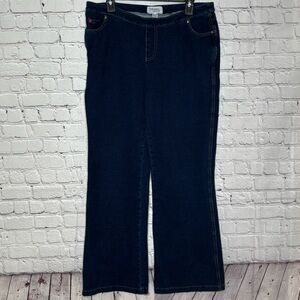 Pajama Jeans Dark Blue Flare Jeans Size L